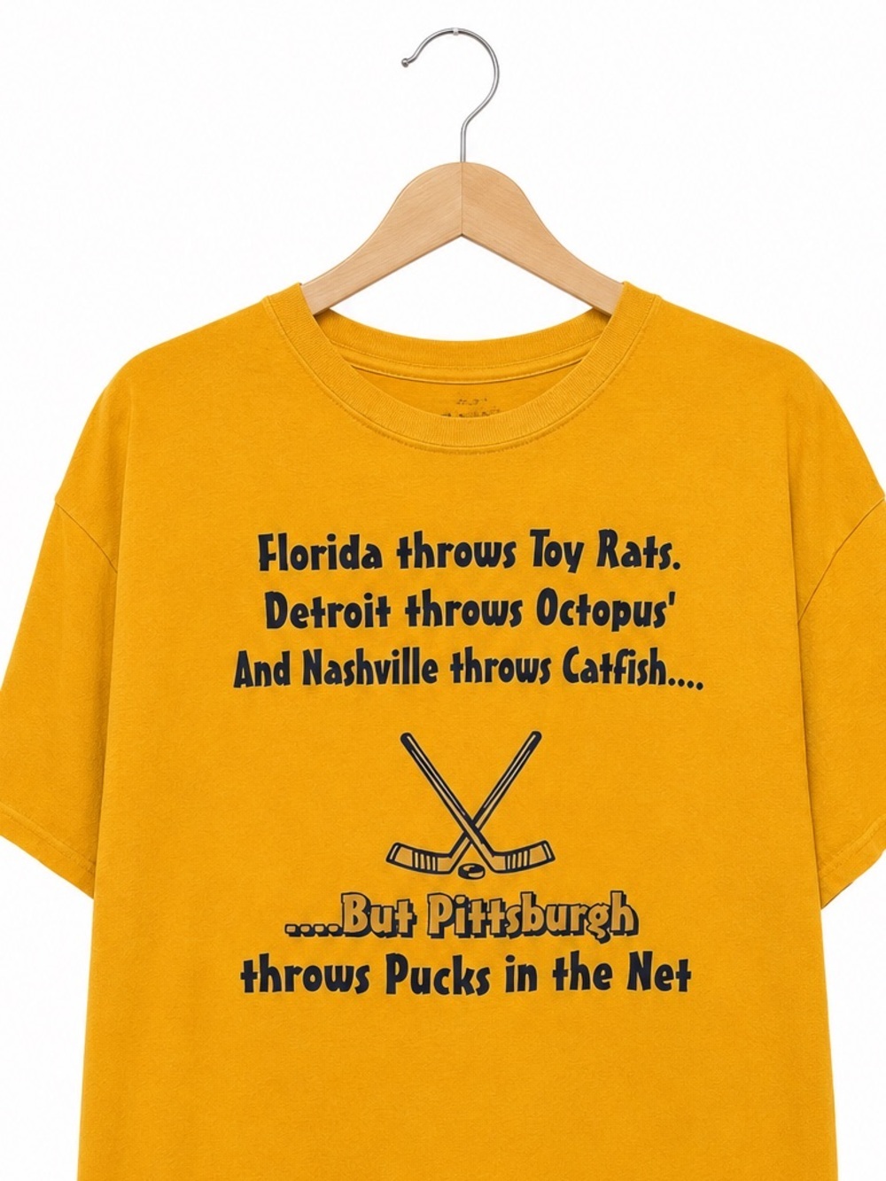 Pittsburgh Penguins Funny NHL T Shirt Mens XL Gildan Hockey Te